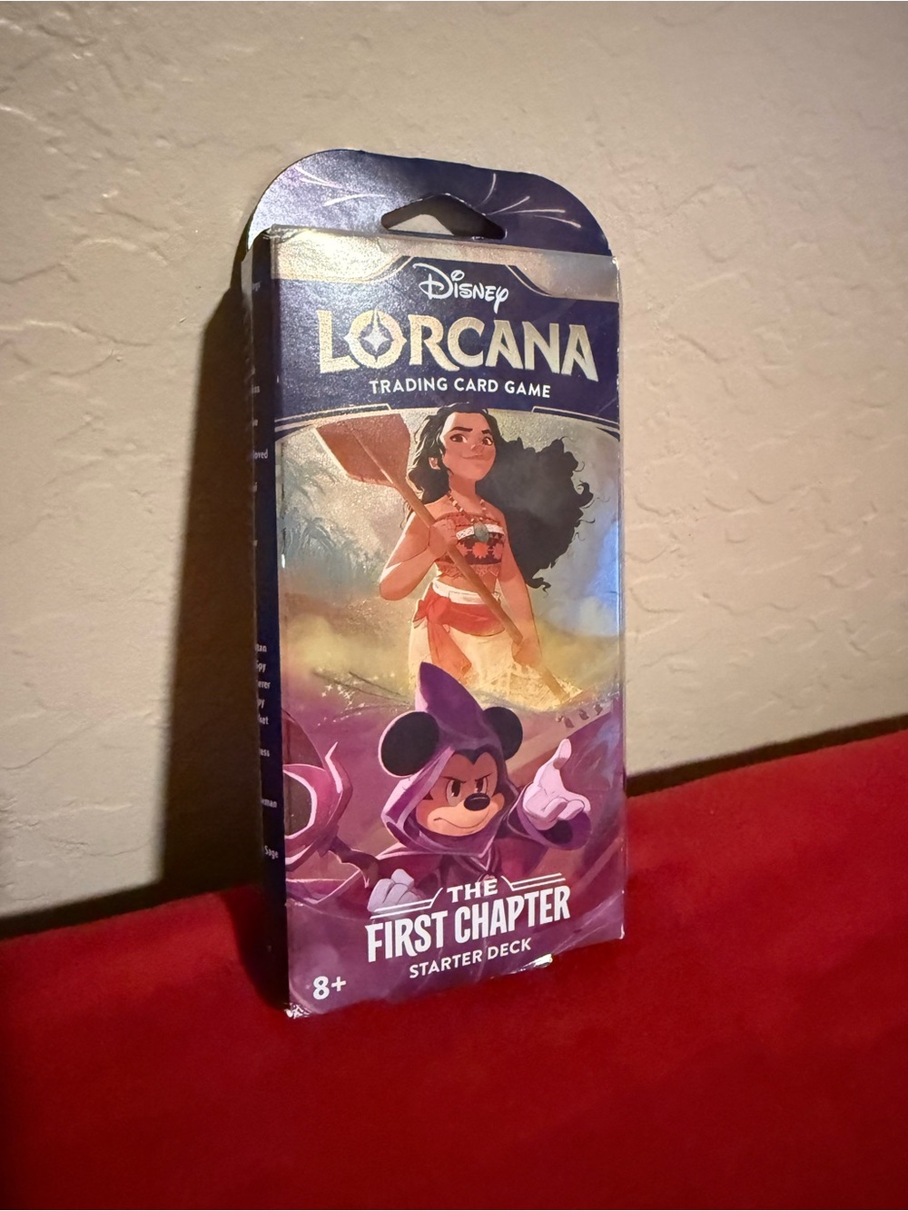 Disney Lorcana Trading Card Starter Deck - Purple, Red, Gold